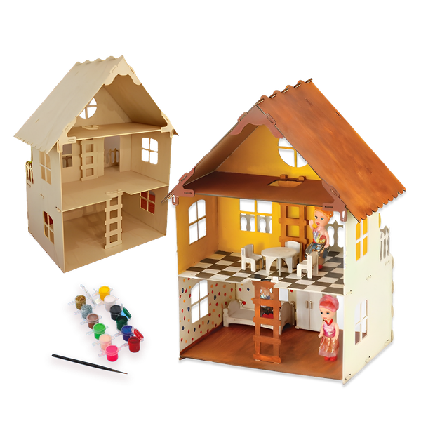 Homemade sales wooden dollhouse